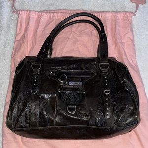 Juicy Couture Black black leather Bag Purse